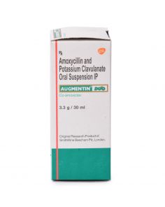 Augmentin Dry Syrup 30 ml with Amoxicillin + Clavulanic Acid