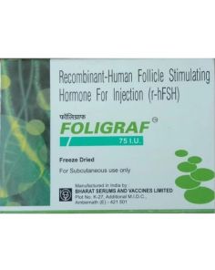 Foligraf 75 IU with Urofollitropin (150IU)