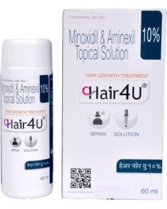 Hair 4u 10% with Minoxidil  + Aminexil