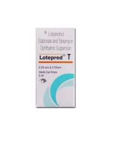 Lotepred T 0.5%/0.3% Eye Drop with Loteprendol Etabonate + Tobramycin