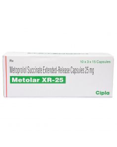 Metolar XR 25mg with Metoprolol
