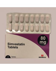 Simvastatin Tab 80mg with Simvastatin