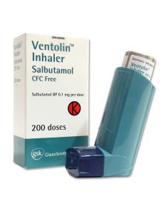 Ventolin Inhaler 100 mcg (200 mdi) with Salbutamol
