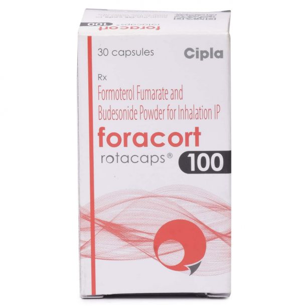 Foracort Inhaler 6/100 mcg (120 Doses) with Budesonide + Formoterol Fumarate