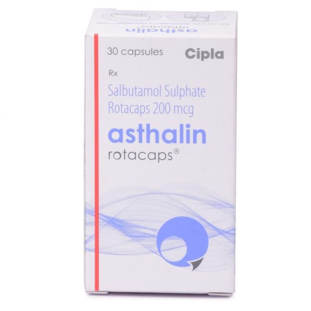 Asthalin Rotacaps 200 mcg with Salbutamol / Albuterol