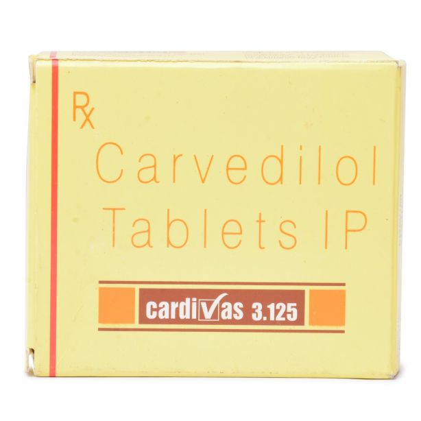 Cardivas 3.125mg with Carvedilol