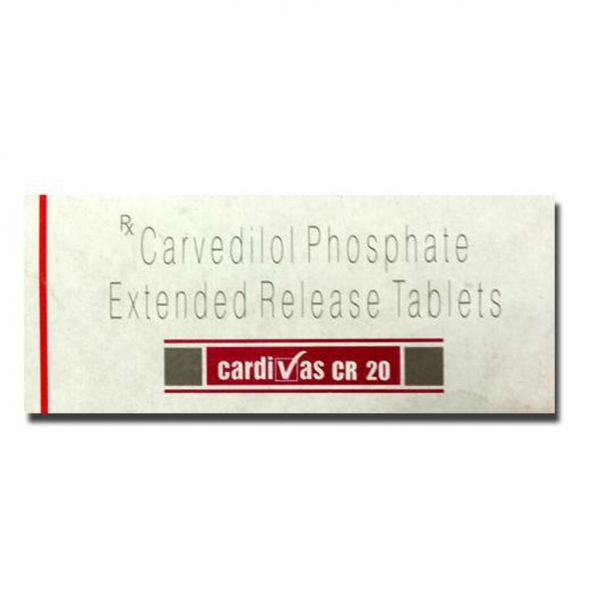 Cardivas CR 20mg with Carvedilol