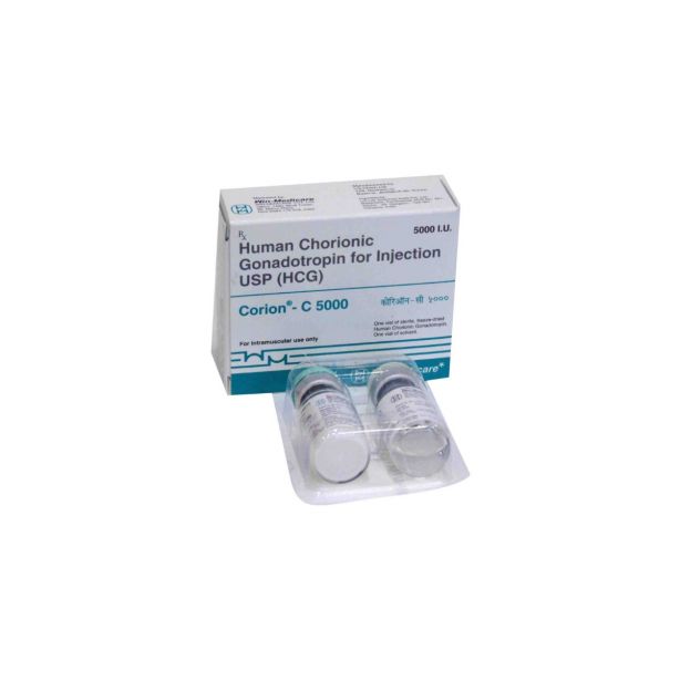 Corion C 5000 i.u. with HCG (Human Chorionic Gonadotropin)
