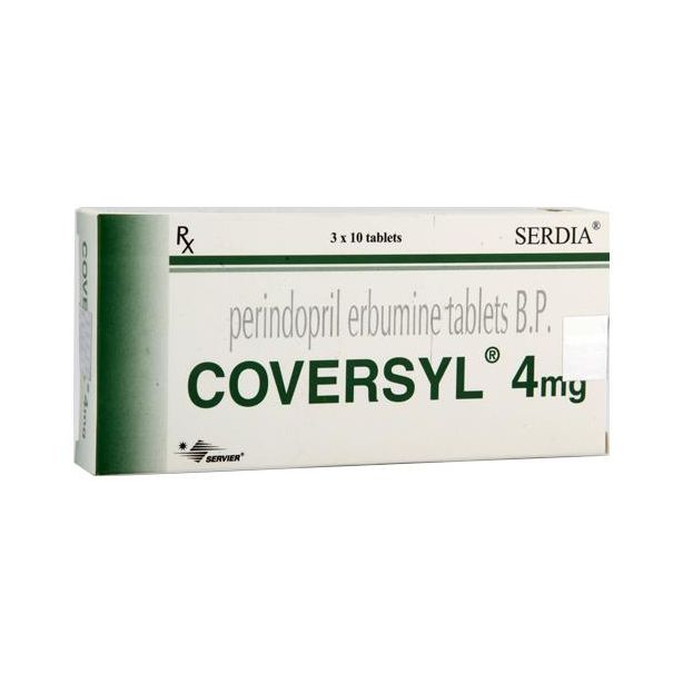 Coversyl 4mg with Perindopril