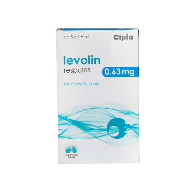Levolin Respules 0.63mg/2.5ml with Levosalbutamol / Levalbuterol