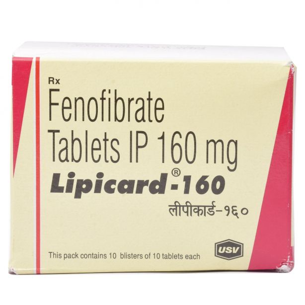 Lipicard 160mg with Fenofibrate