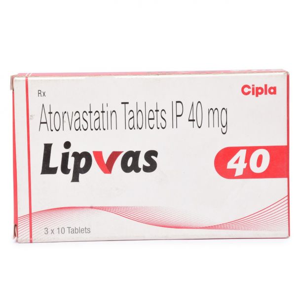 Lipvas 40mg with Atorvastatin
