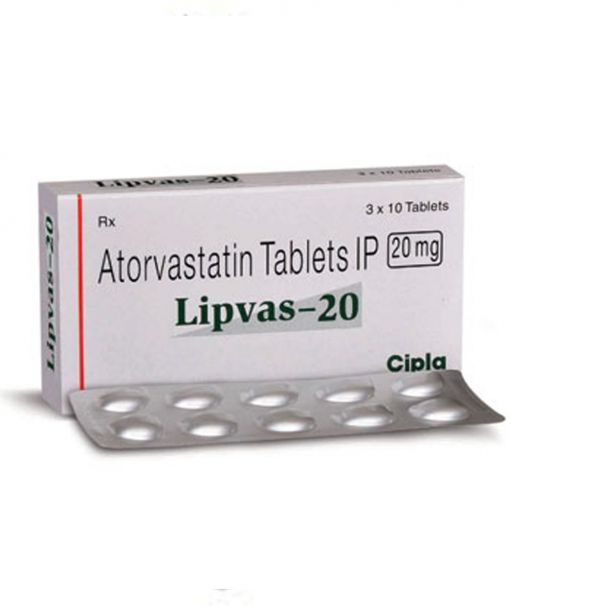 Lipvas 10mg with Atorvastatin