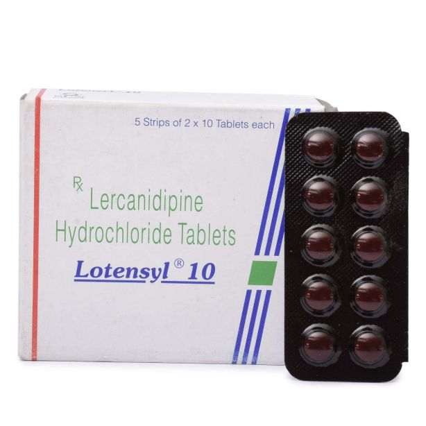 Lotensyl 10 mg with Lercanidipine