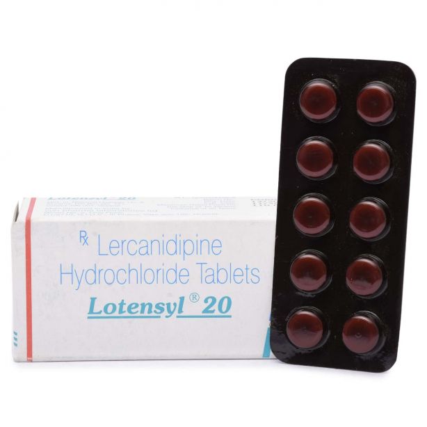 Lotensyl 20 mg with Lercanidipine