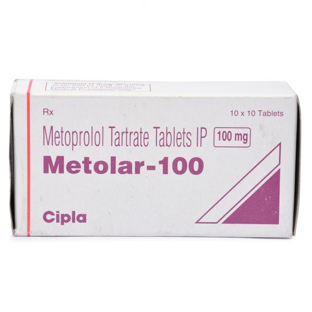 Metolar 100mg with Metoprolol Tartrate