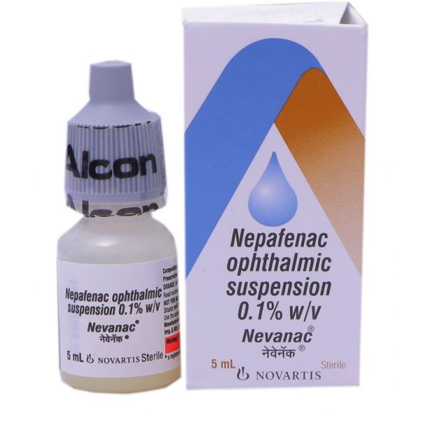 Nevanac Eye Drop 5ml with Nepafenac Opthalmic solution
