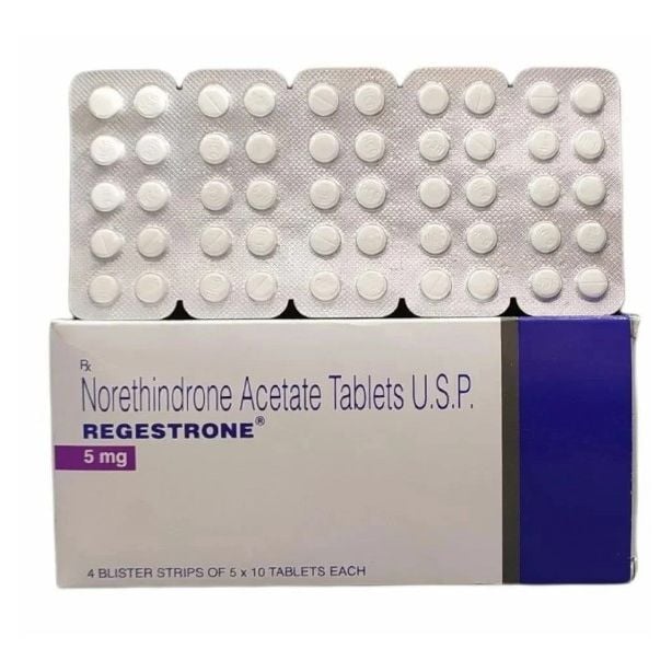 Regestrone 5mg with Norethisterone