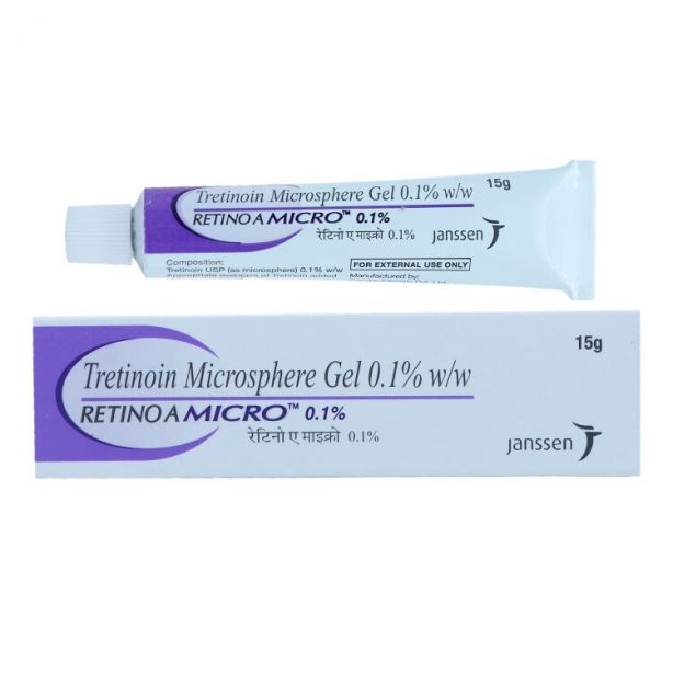 Retino A Micro Gel 0.1% (15 gm) with Tretinoin