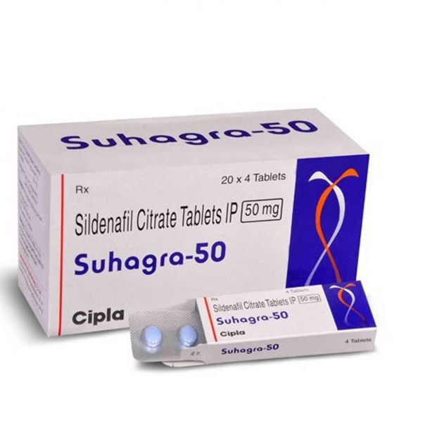 Suhagra 50mg with Sildenafil Citrate
