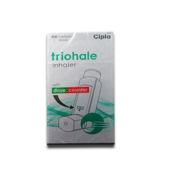 Triohale Inhaler 200 mdi with Tiotropium Bromide + Formoterol Fumarate + Ciclesonide