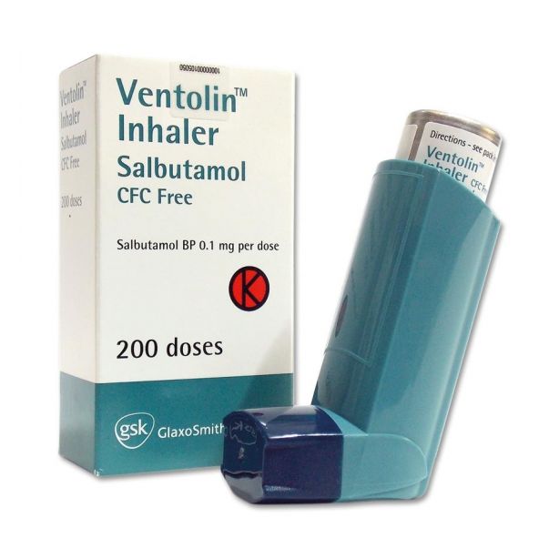 Ventolin Inhaler 100 mcg (200 mdi) with Salbutamol