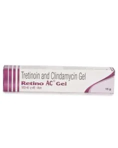 Retino AC Gel 0.025% 1% (15 gm) with Clindamycin & Tretinoin