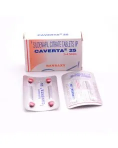 Caverta 25mg with Sildenafil Citrate