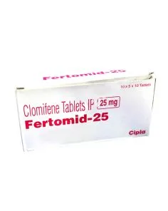 Fertomid 25mg with Clomiphene