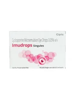 Imudrops Singules .05% (.5ml) with Ciclosporin