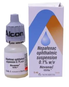 Nevanac Eye Drop 5ml with Nepafenac Opthalmic solution