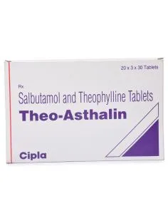 Theo Asthalin 2mg+100mg with Salbutamol / Albuterol + Theophylline