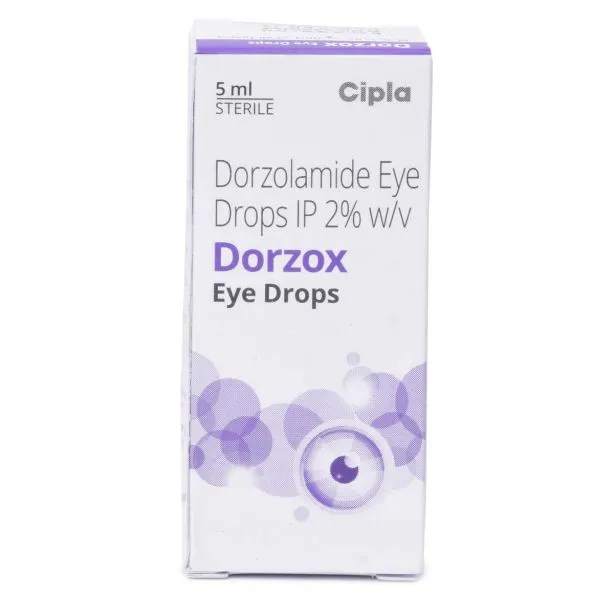 Dorzox Eye Drop 2% (5 ml) Eye Drop with Dorzolamide