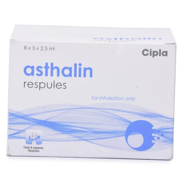 Asthalin Respules 2.5 ml with Salbutamol and Albuterol