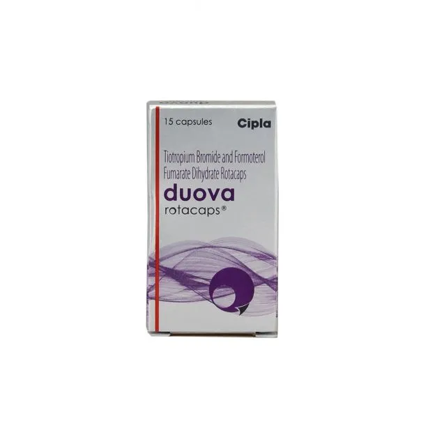 Duova Rotacaps 18mcg 12mcg with Tiotropium Bromide and Formoterol Fumarate