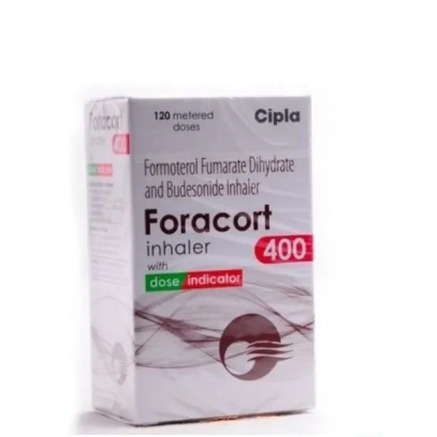 Foracort Forte Inhaler 12/400 mcg (120 mdi) with Budesonide + Formoterol Fumarate