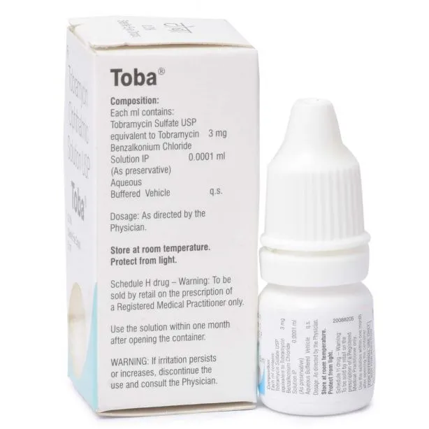 Toba Eye Drops 0.3% (5 ml) with Tobramycin