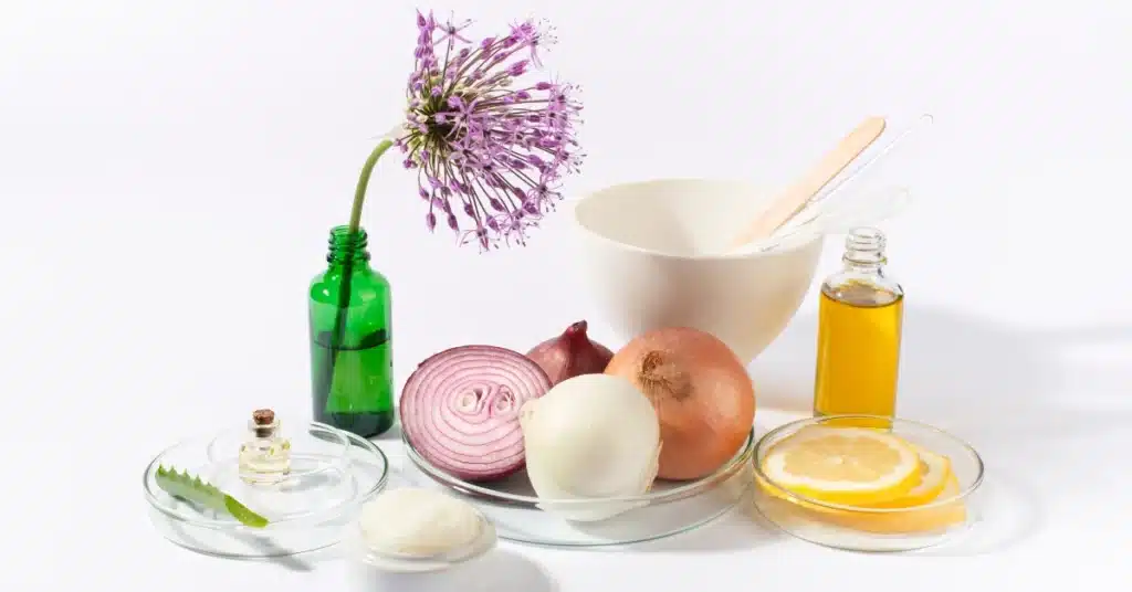 Onion juice use for hair care