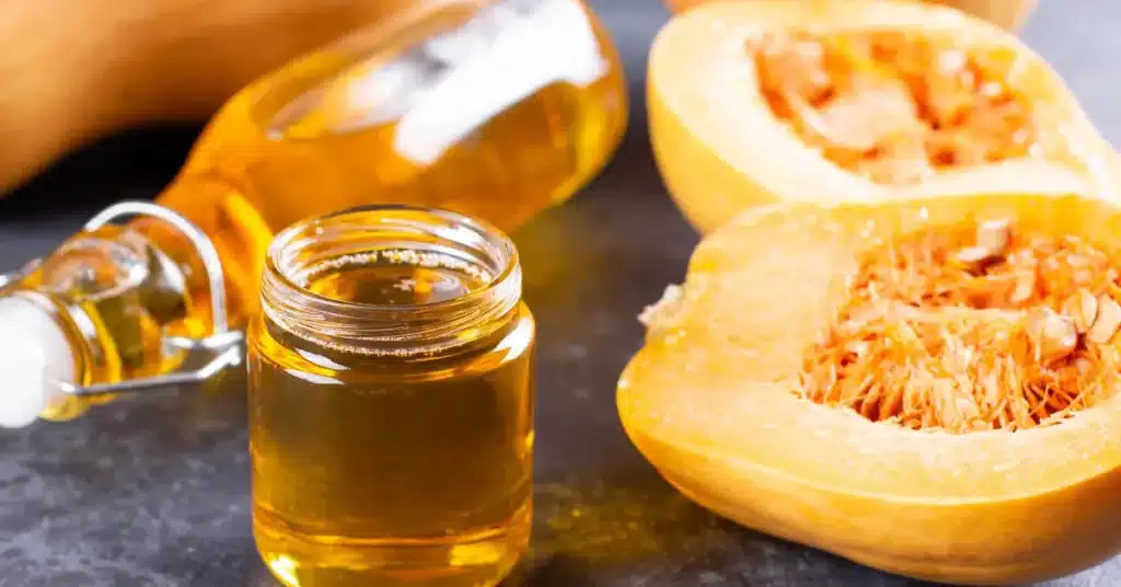 Pumpkin seed oil is taken daily to regrow hair.