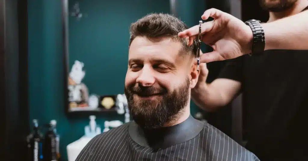 Textured crop haircut