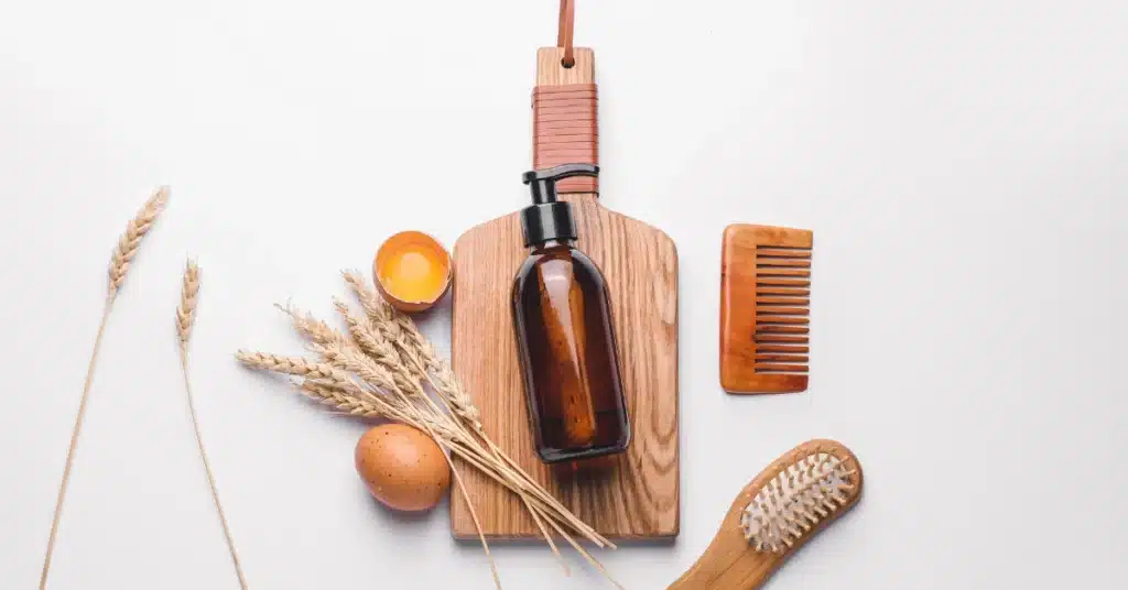 Apply egg to get rid of oily hair
