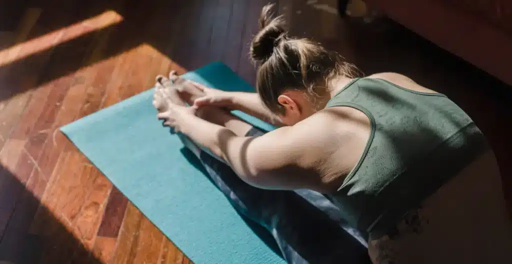 Woman doing yoga