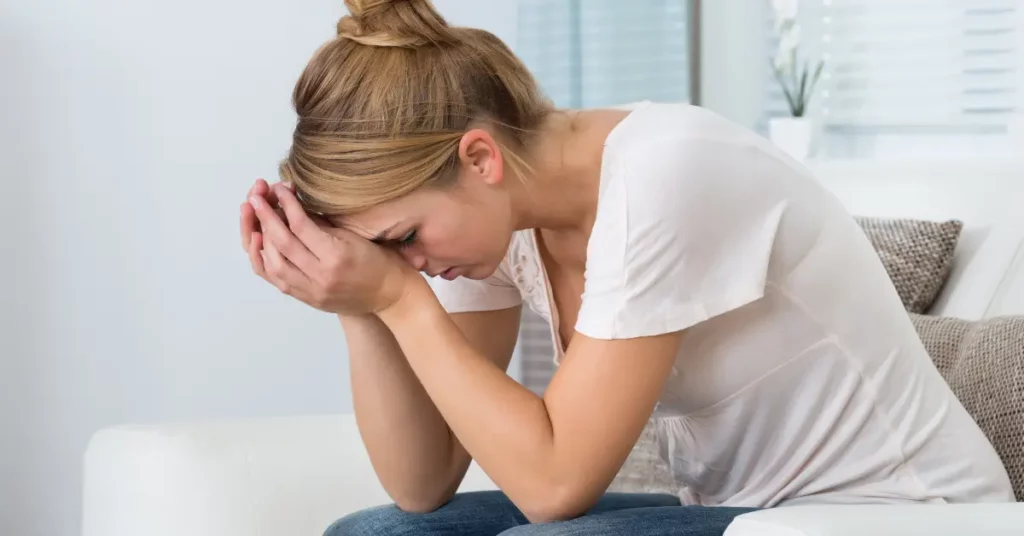 PMS symptoms in her 30's
