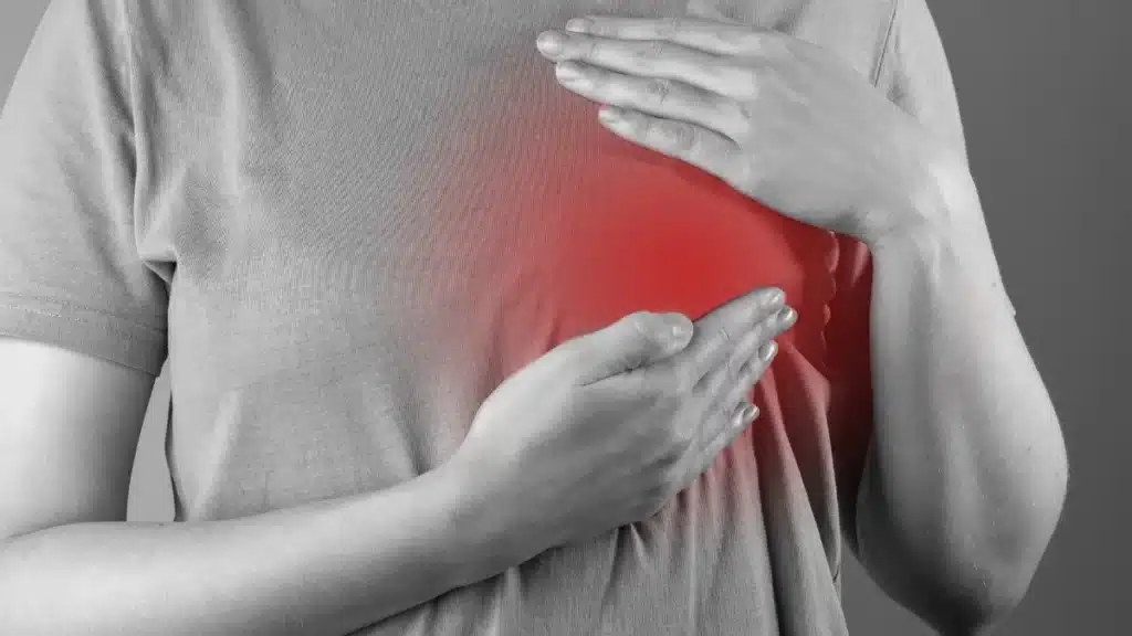 Self test for breast cysts