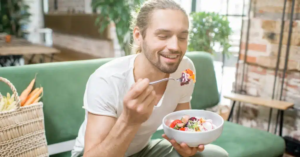 diet that is low in fat and rich in fiber