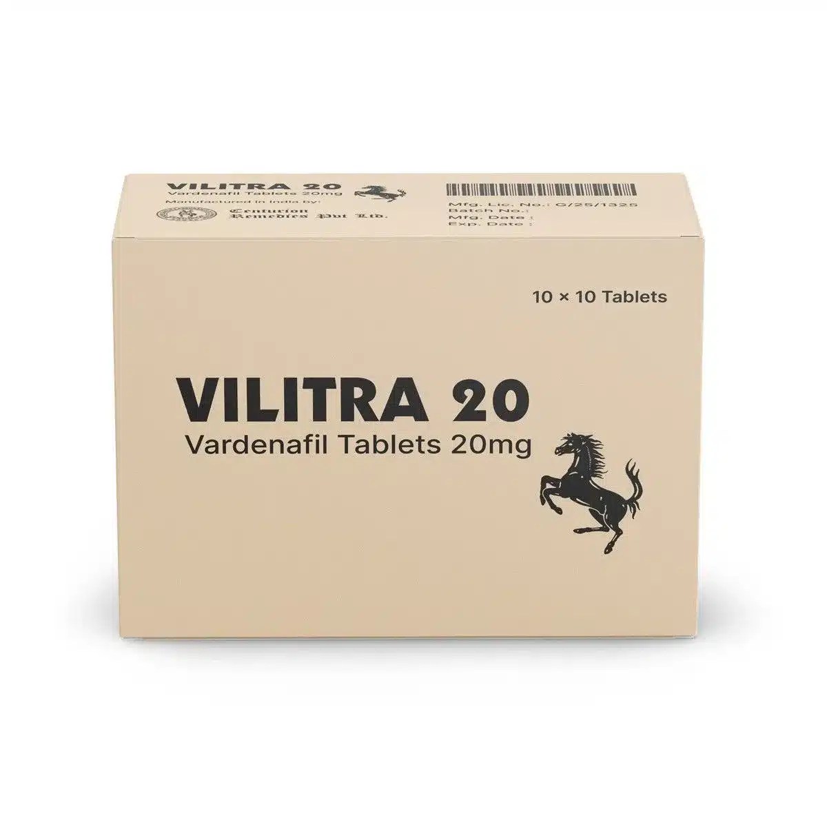 Vilitra 20 Uses, Benefits, Reviews and Side Effects