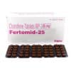 Fertomid 25mg tablets